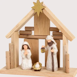 Absolu Chic houten kerststal
