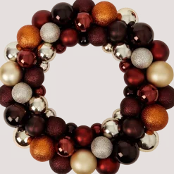 Absolu Chic kerstkrans met kerstballen