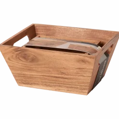 Acaciahouten opbergbakken