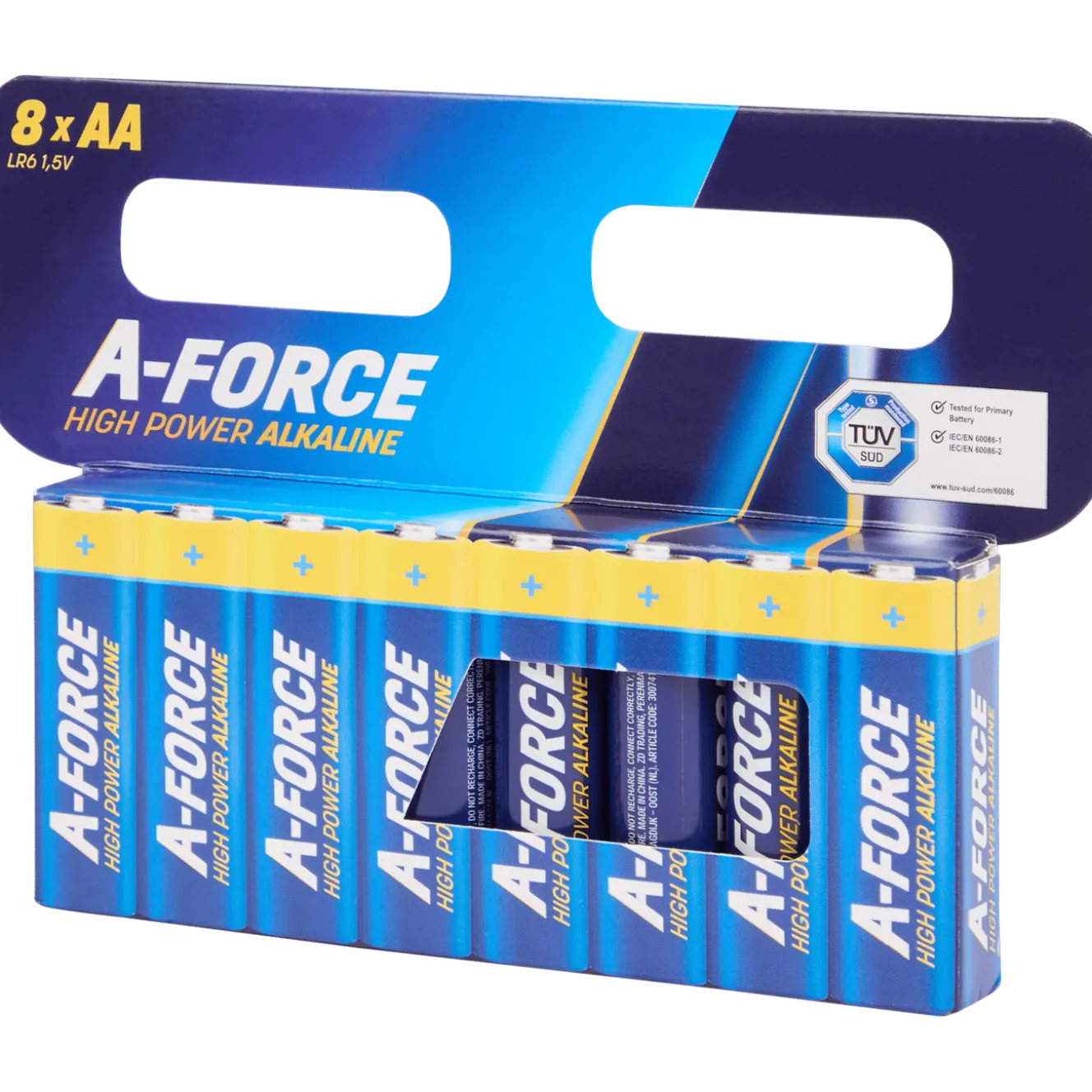 A-Force High Power Alkaline batterijen AA