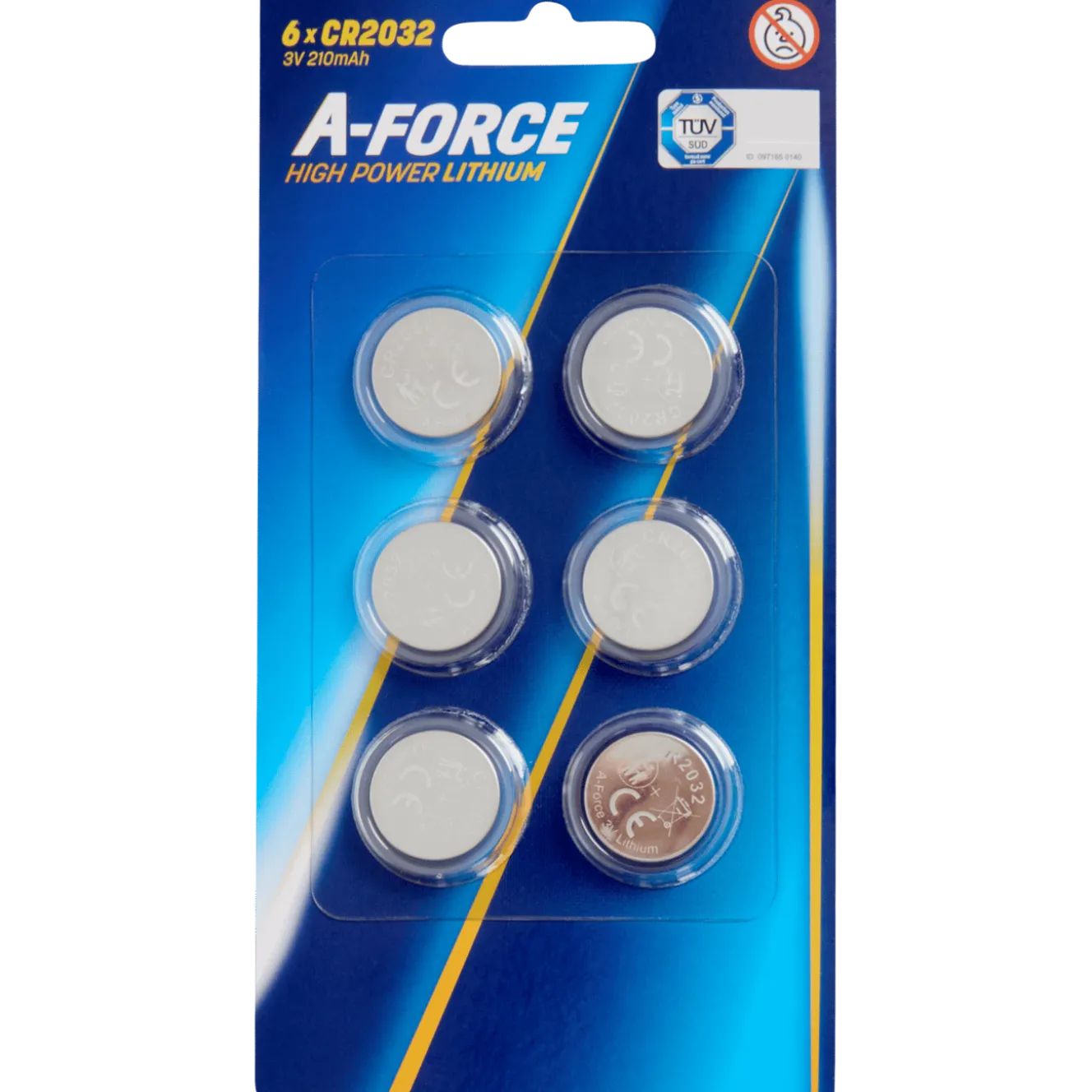 A-Force knoopcelbatterijen CR2032