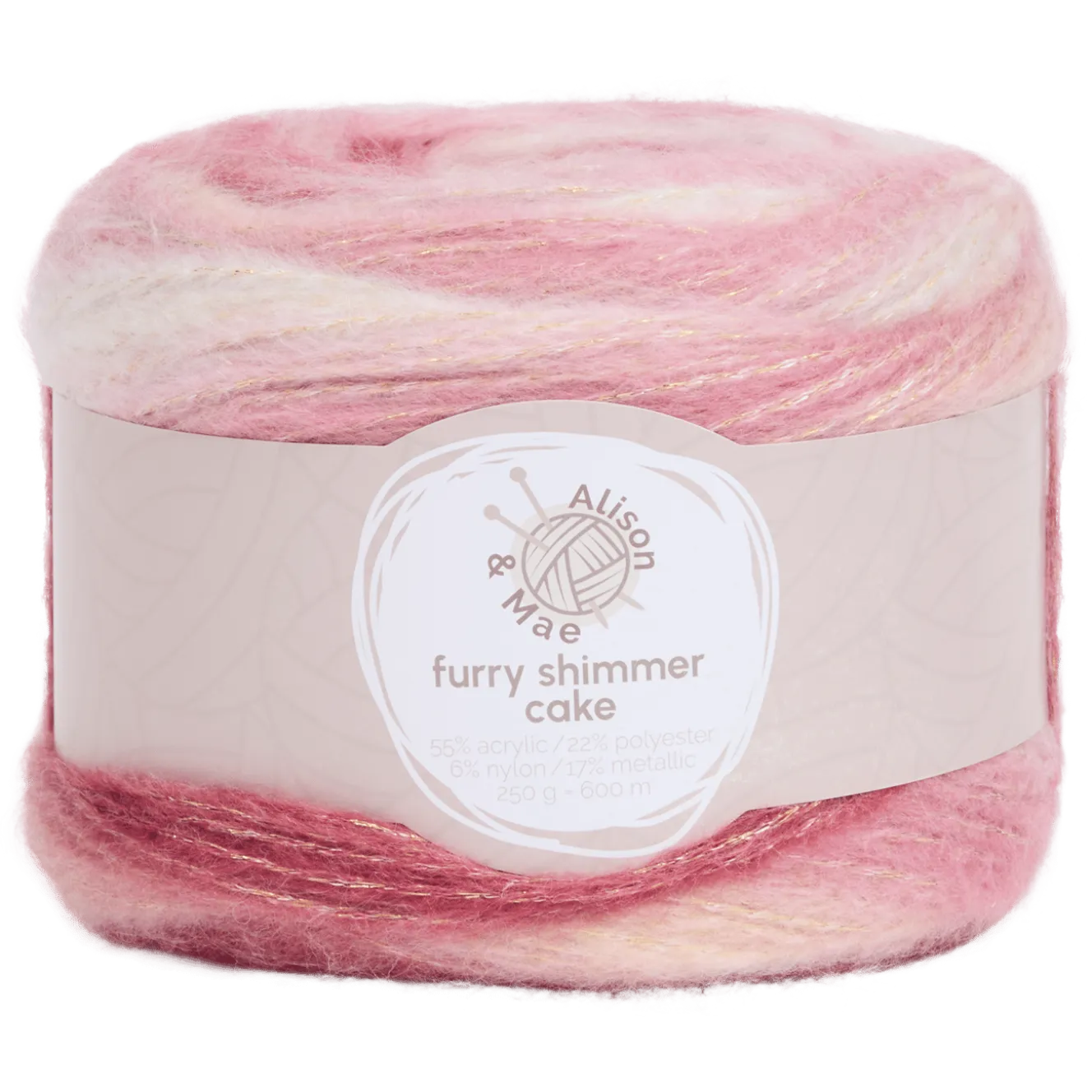 Alison & Mae glansgaren Furry Shimmer Cake