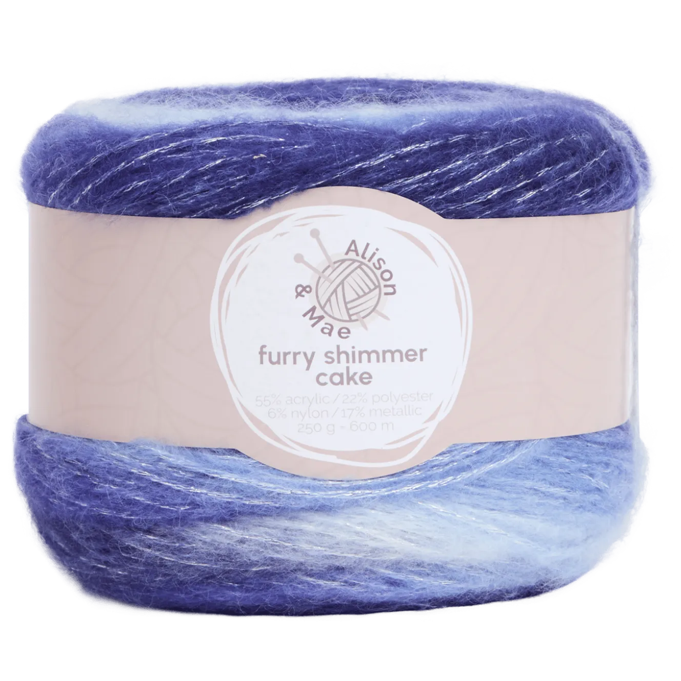 Alison & Mae glansgaren Furry Shimmer Cake