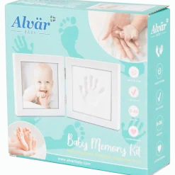 Alvär fotolijst met kleiafdruk