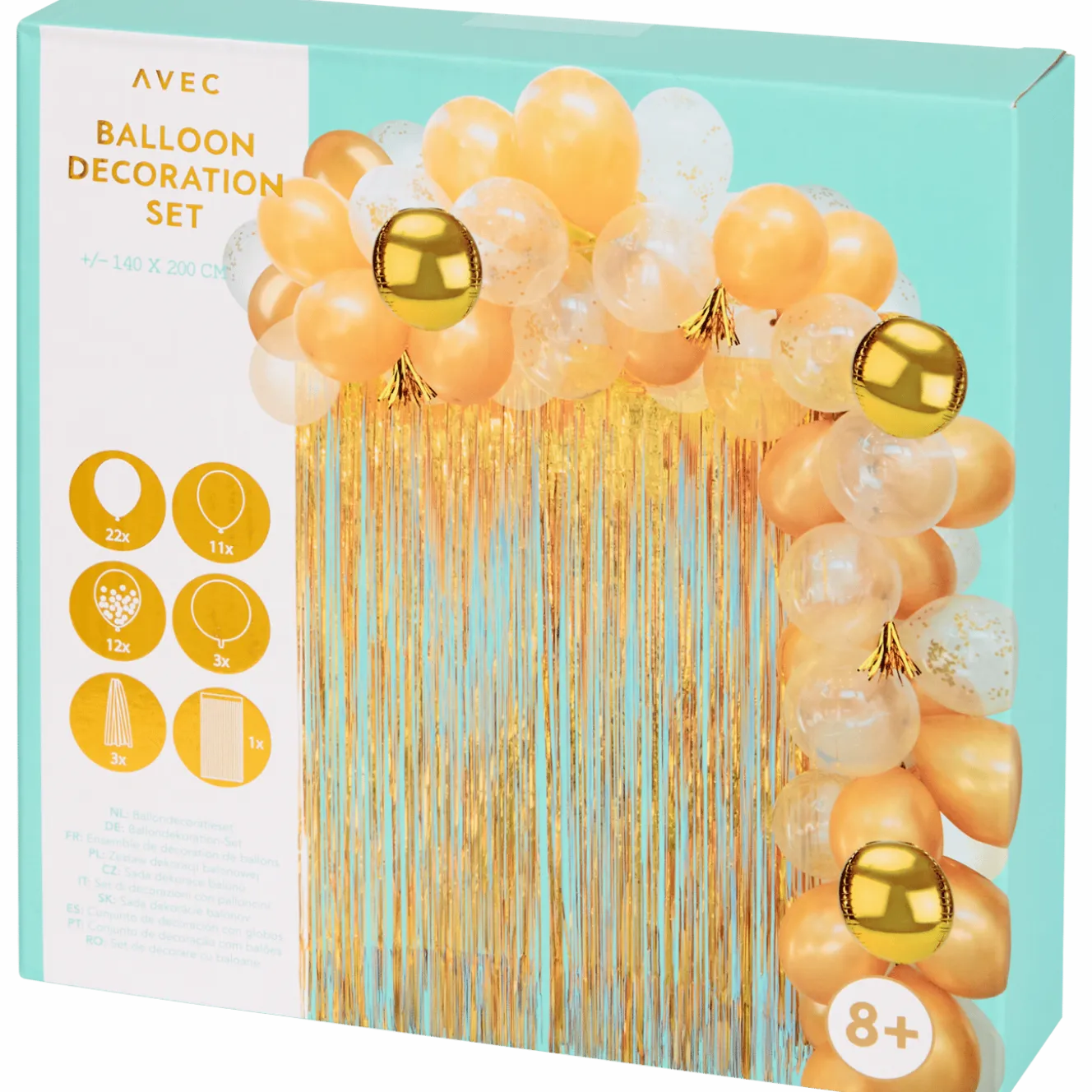 Avec ballondecoratieset