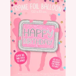 Avec folieballon XL Happy Birthday