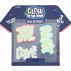 Avec glow-in-the-dark strijkpatches