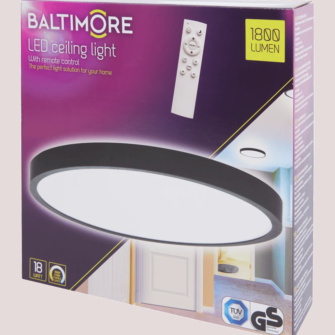 Baltimore led-plafondlamp