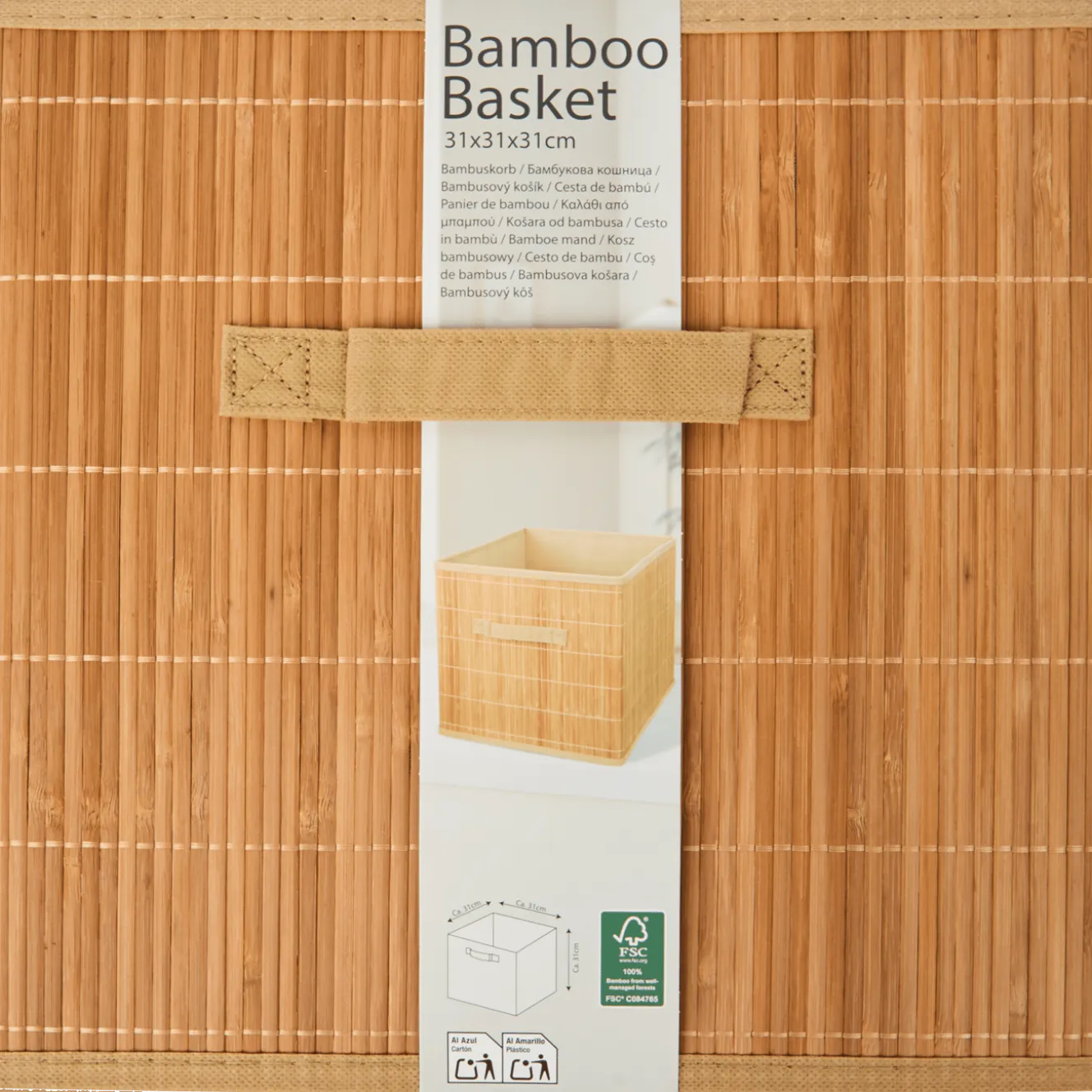 Bamboe opbergmand