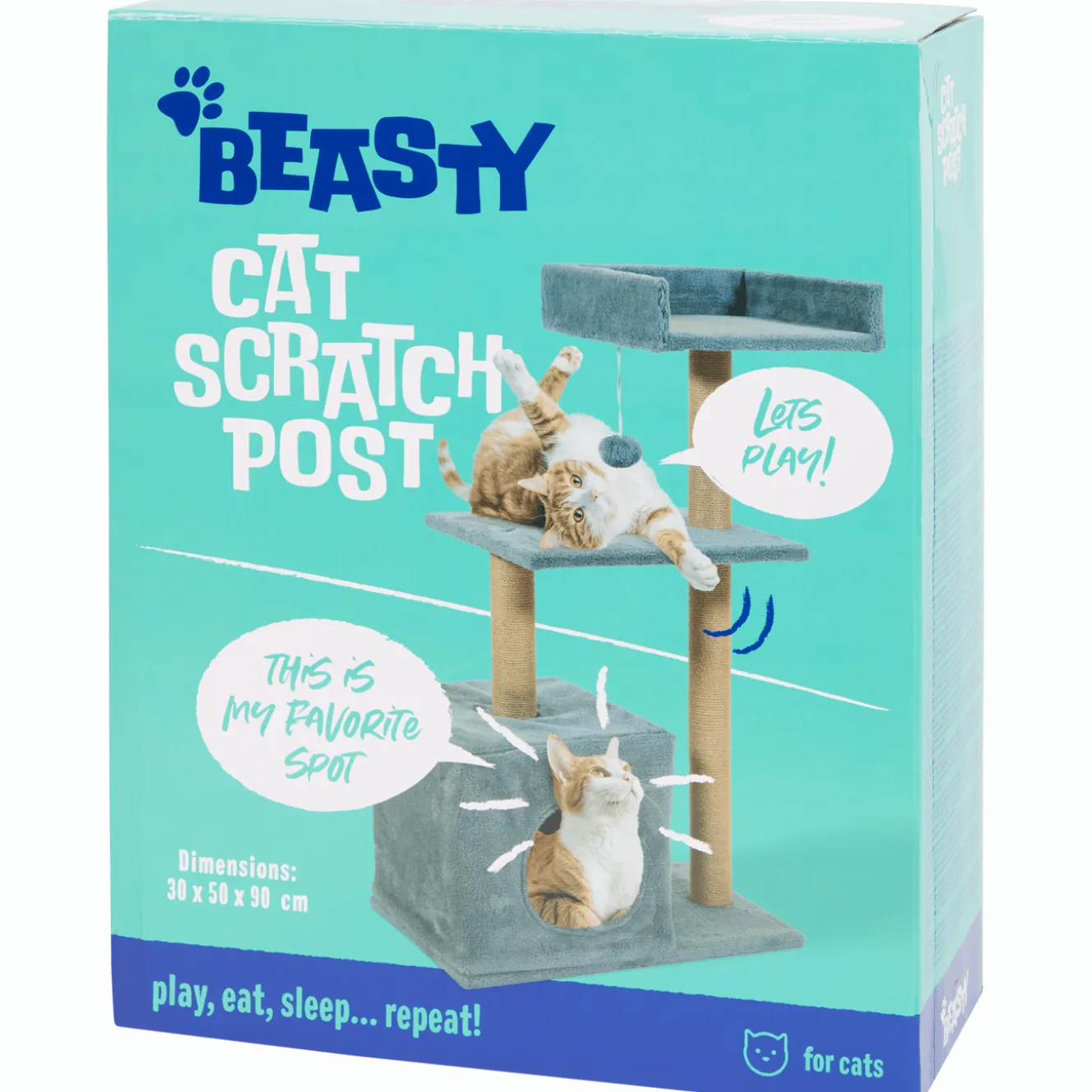 Beasty kattenboom met krabpalen