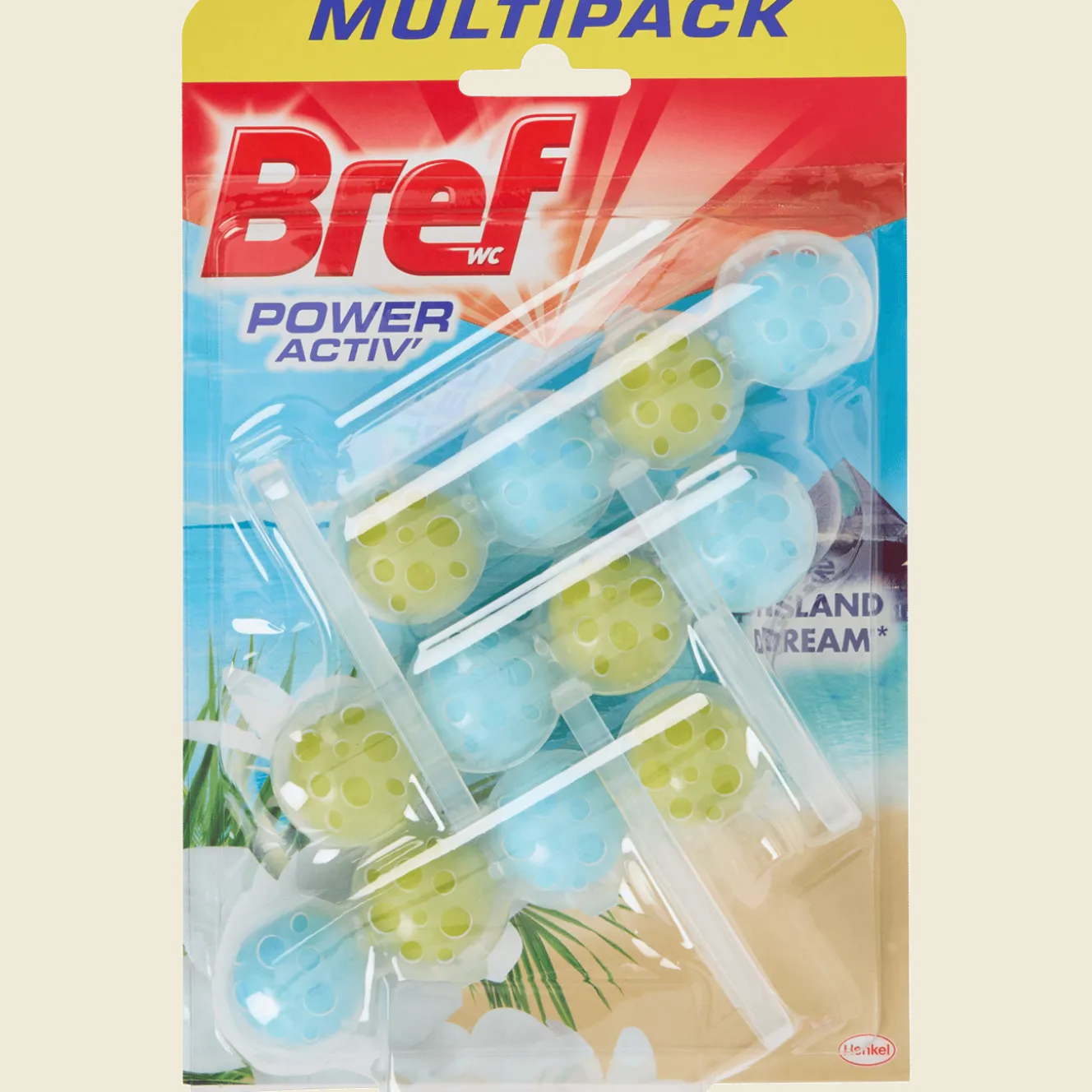 Bref Power Activ' toiletblokken Island Dream