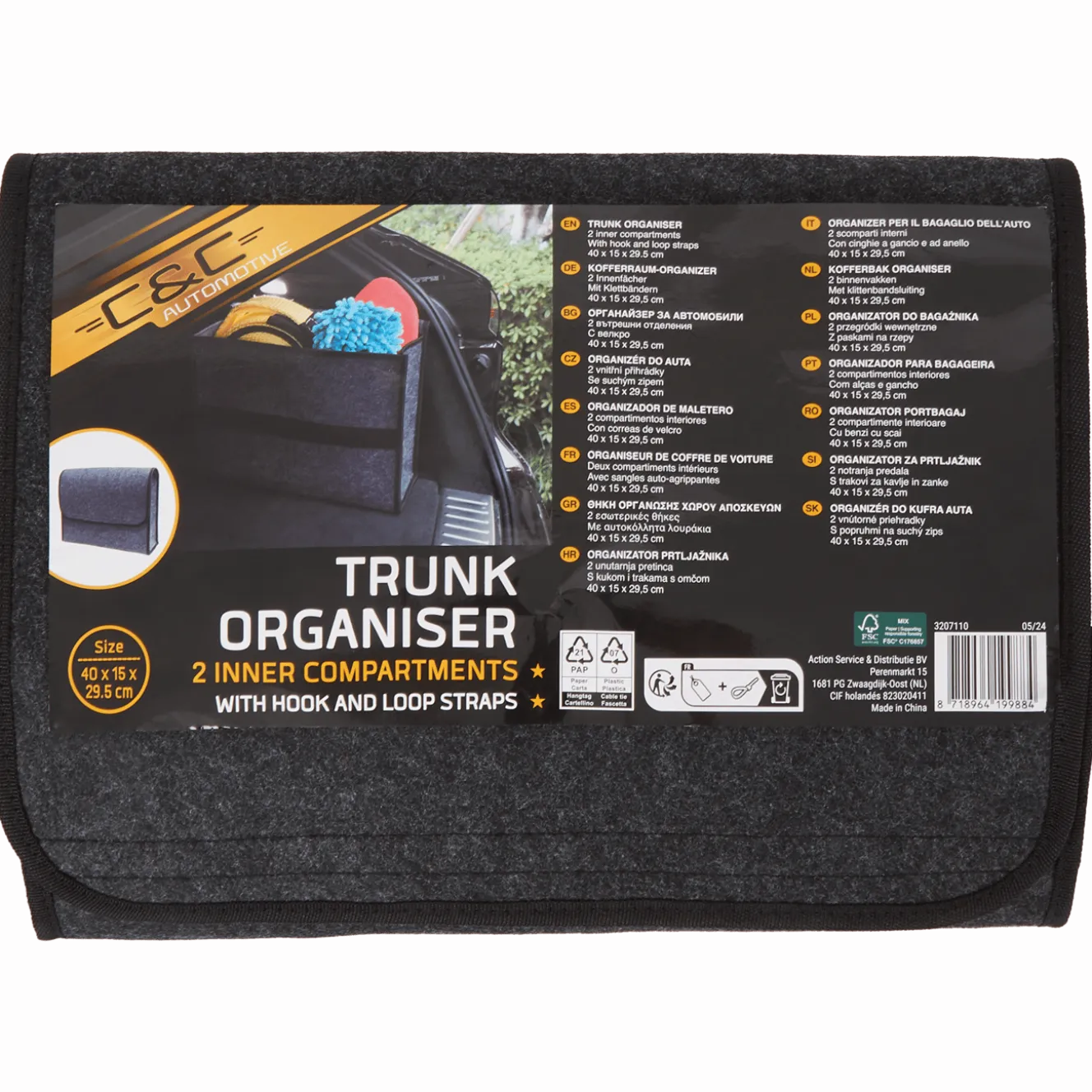 C&C kofferbak-organizer