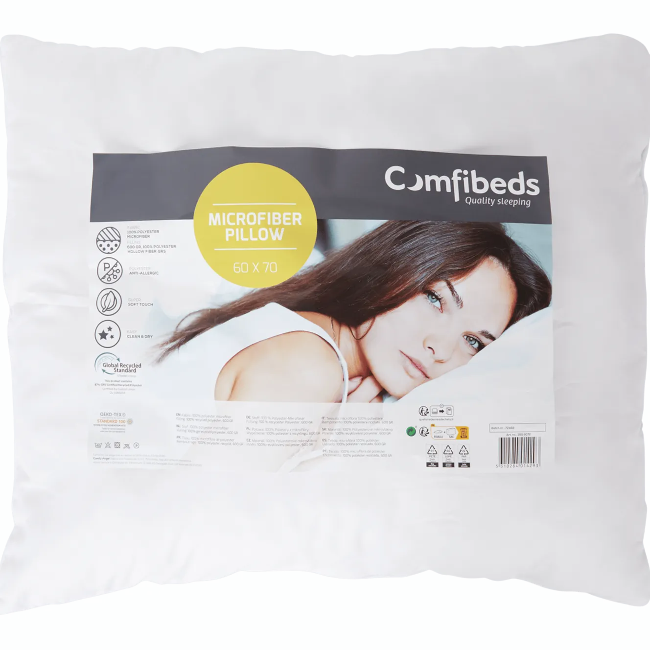 Comfibeds microvezel hoofdkussen