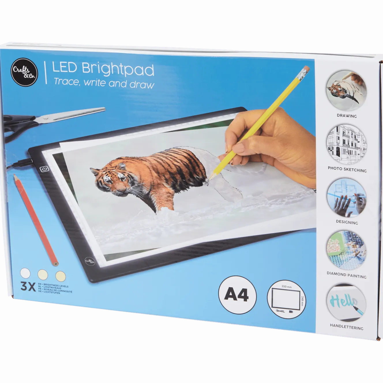 Crafts & Co led-tekenbord