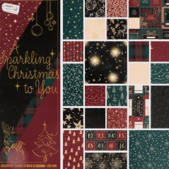 Craft Sensations kerst-papierblok