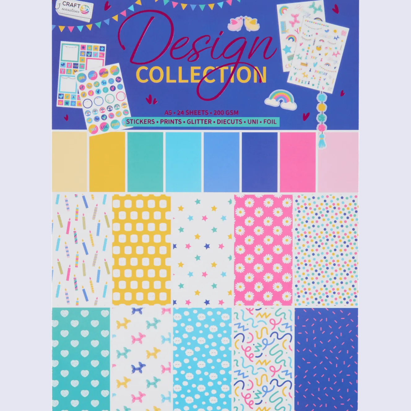 Craft Sensations knutselpapierblok A5