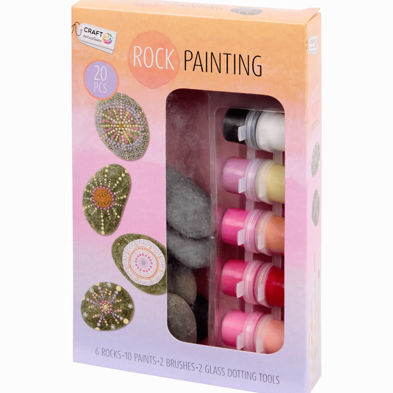 Craft Sensations stenen schilderset
