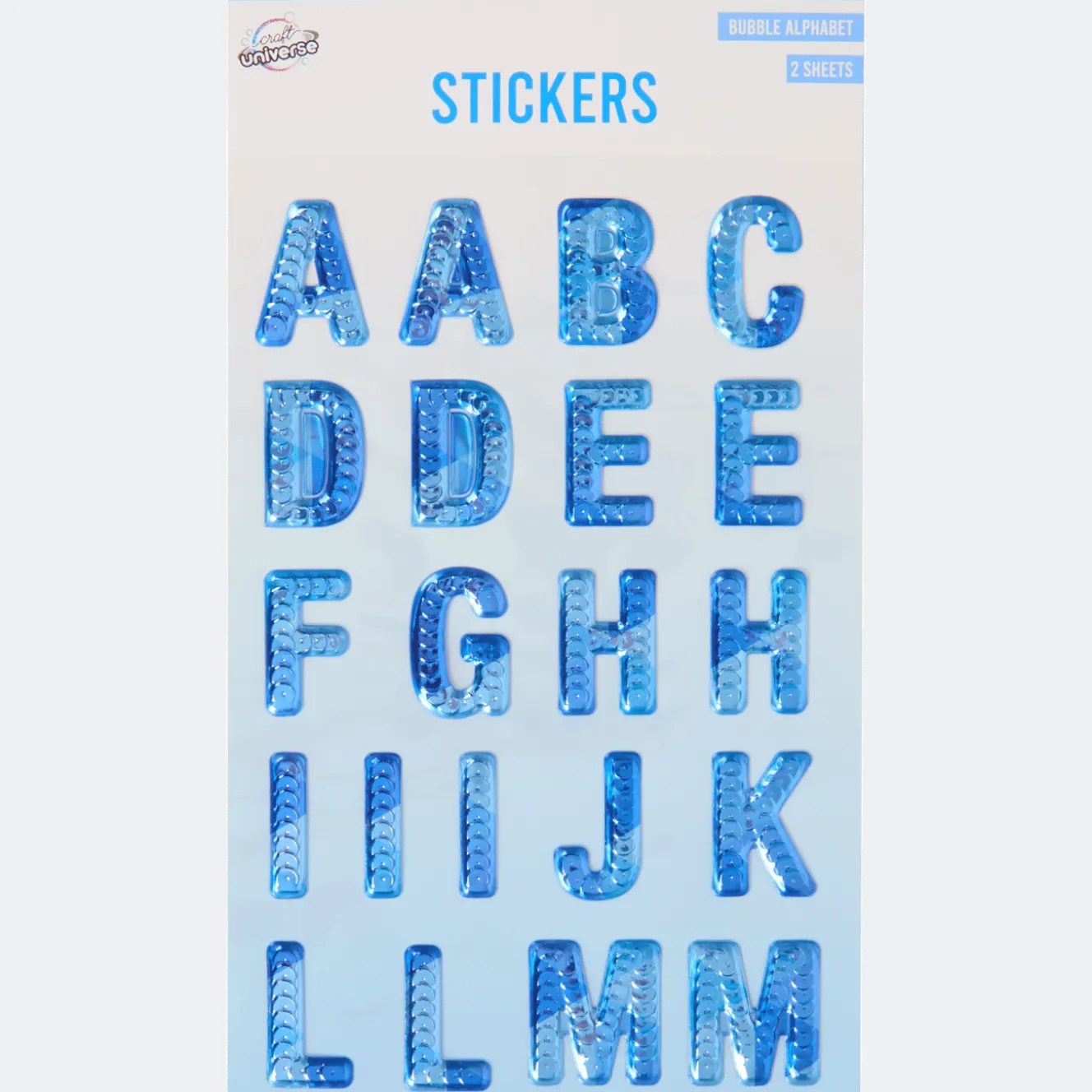Craft Universe alfabet stickers