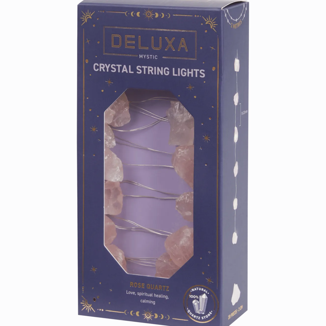 Deluxa kristallen lichtslinger