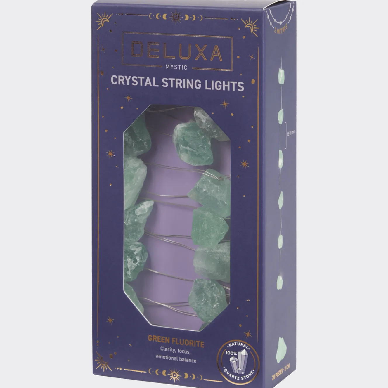 Deluxa kristallen lichtslinger