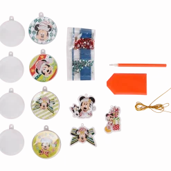 Disney diamond painting kerstballen