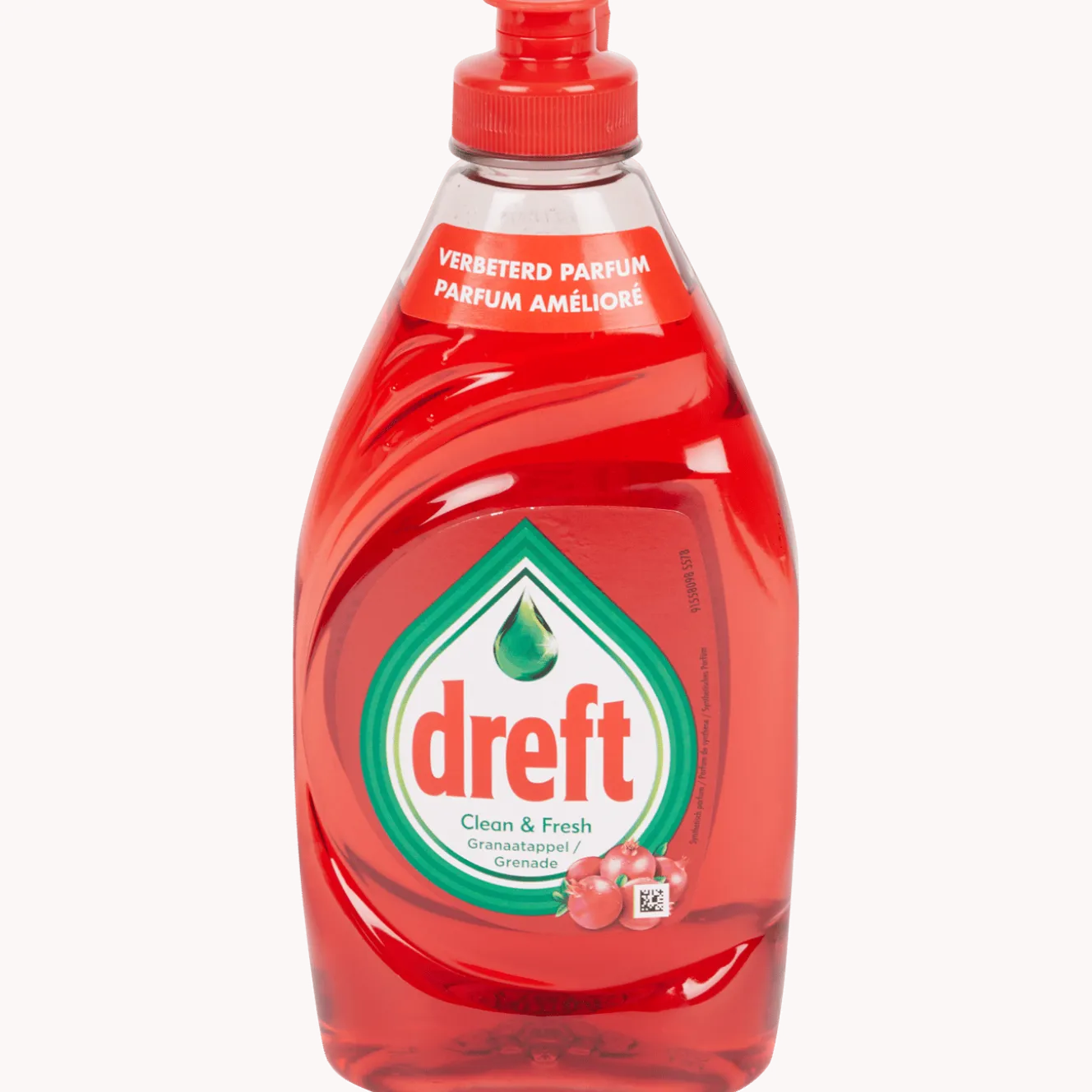 Dreft Clean & Fresh afwasmiddel Granaatappel