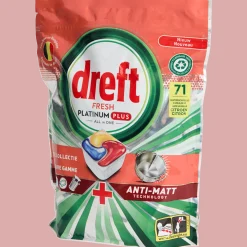 Dreft Fresh Platinum Plus vaatwastabletten All in One
