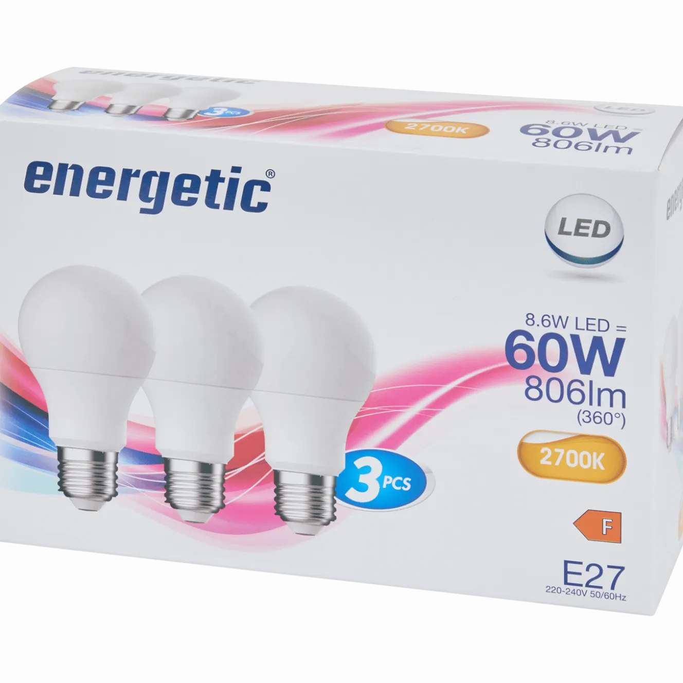 Energetic ledlampen E27