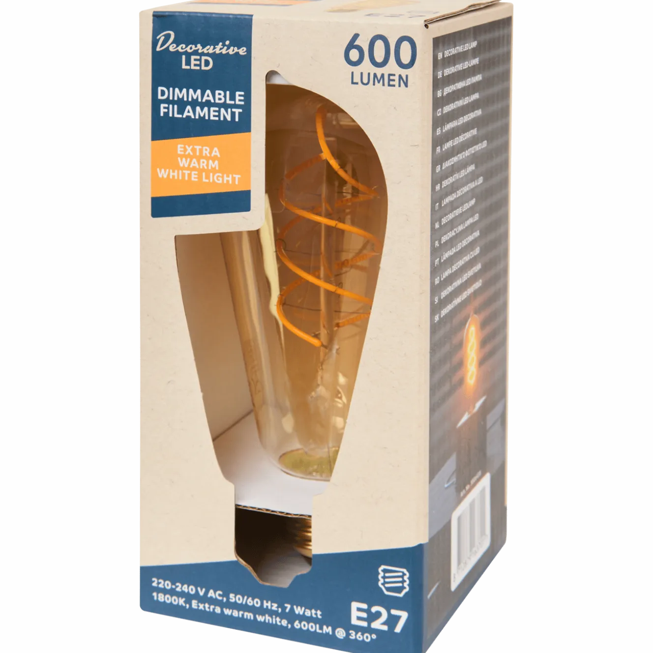 Eurodomest retro filament-ledlamp