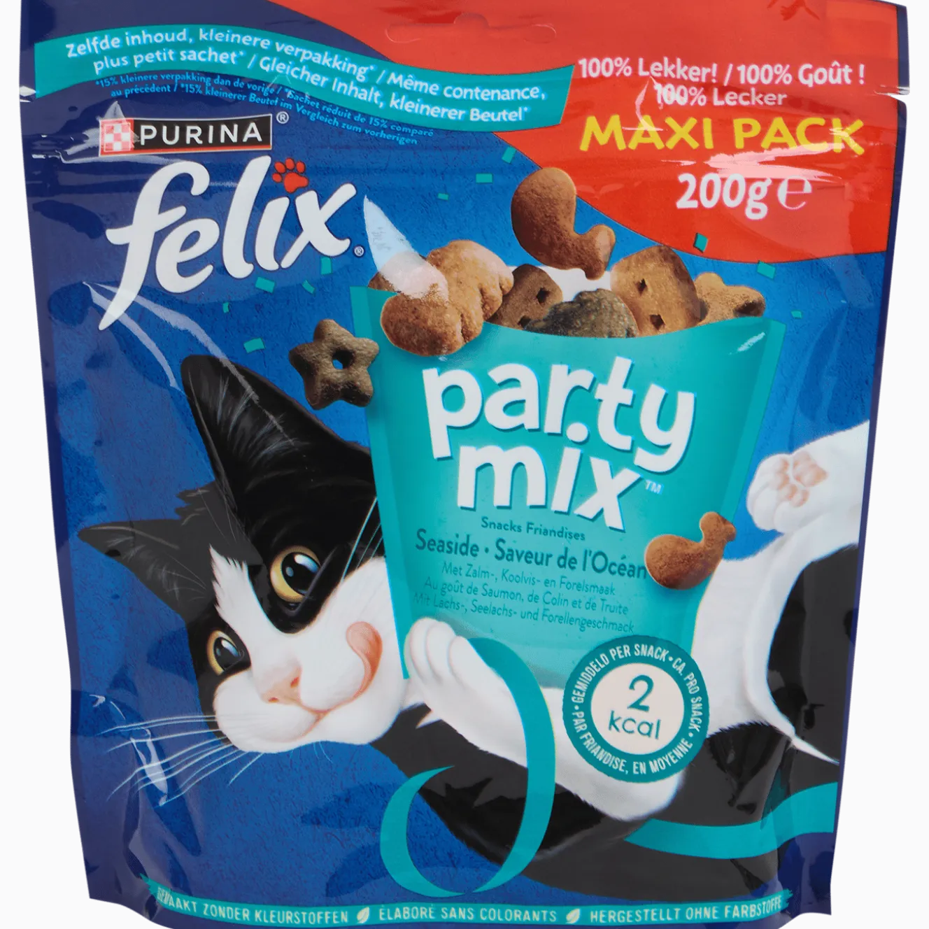Felix Party Mix kattensnacks Seaside