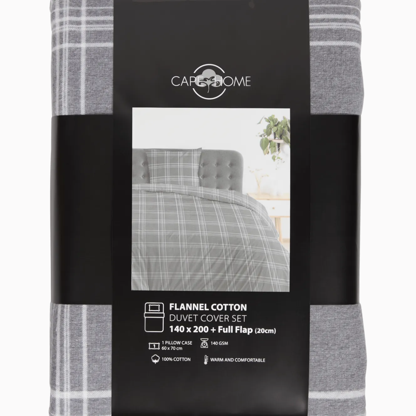 Flanel dekbedovertrek