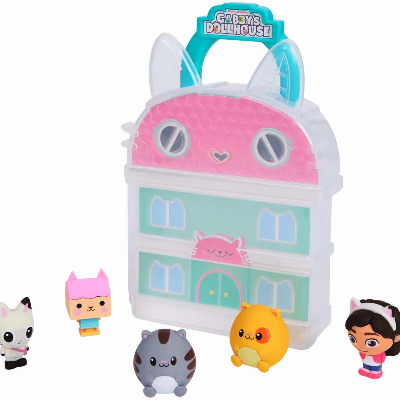 Gabby's Dollhouse koffer met 3D-figuren