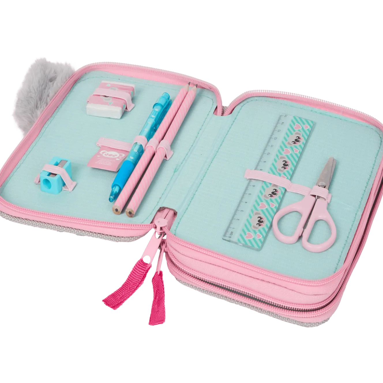 Gevuld pluche etui
