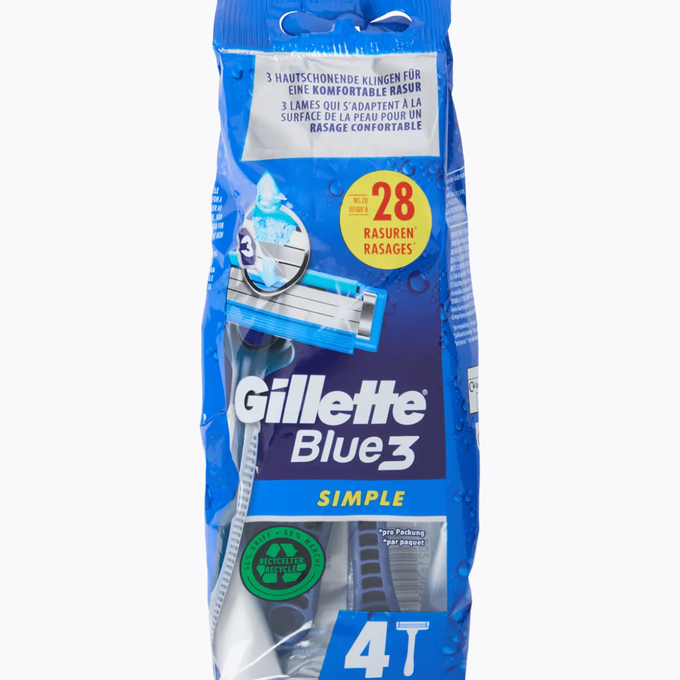 Gillette Blue3 scheermesjes Simple