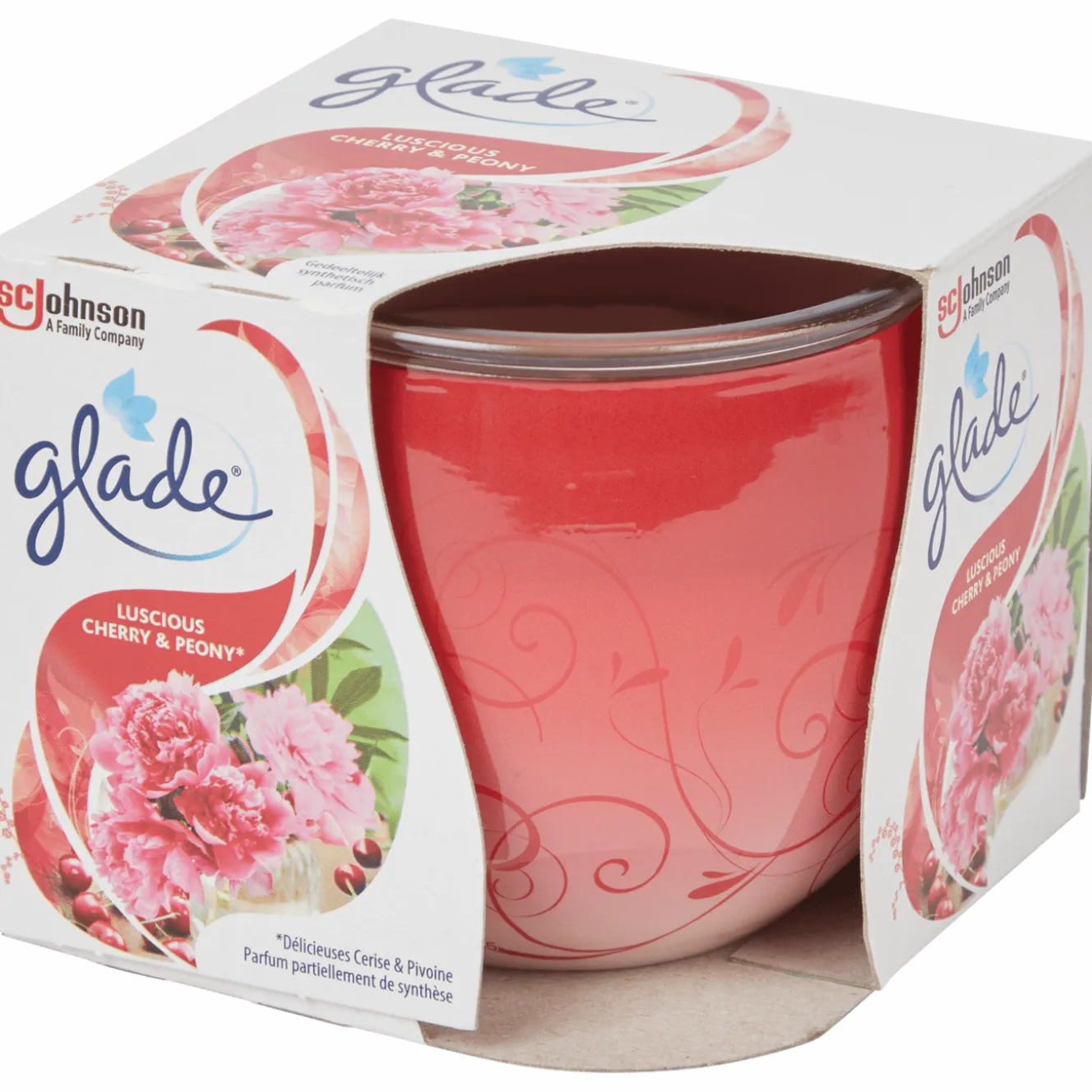 Glade geurkaars Luscious Cherry & Peony