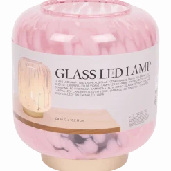 Glazen tafellamp