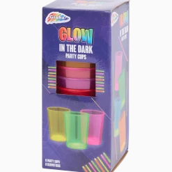 Glow-in-the-dark feestbekers