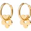 Gold plated oorbellen
