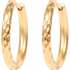 Gold plated oorbellen