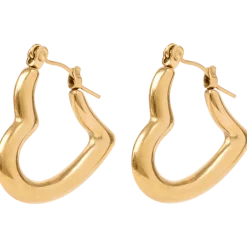 Gold plated oorbellen