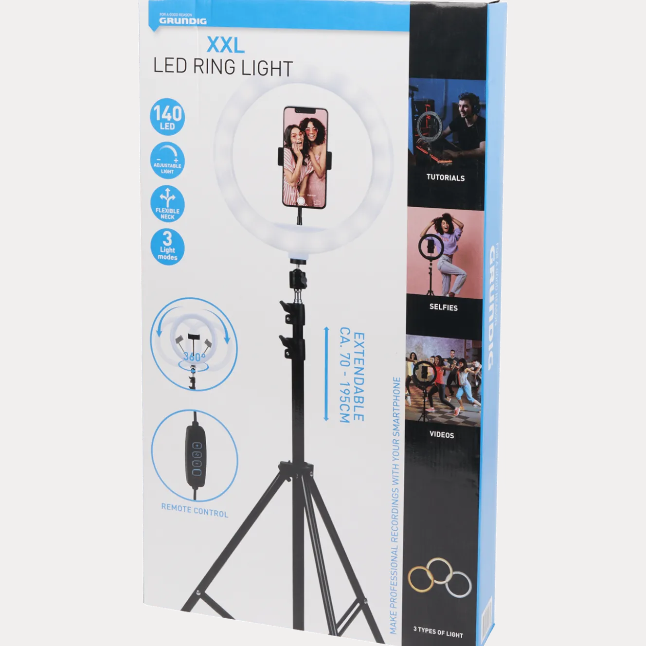 Grundig XXL selfie ringlamp