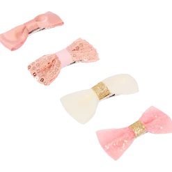 Haarclipjes met strikjes