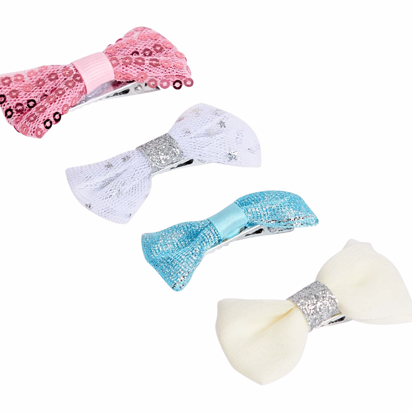 Haarclipjes met strikjes