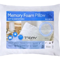Hoofdkussen met zacht memoryfoam
