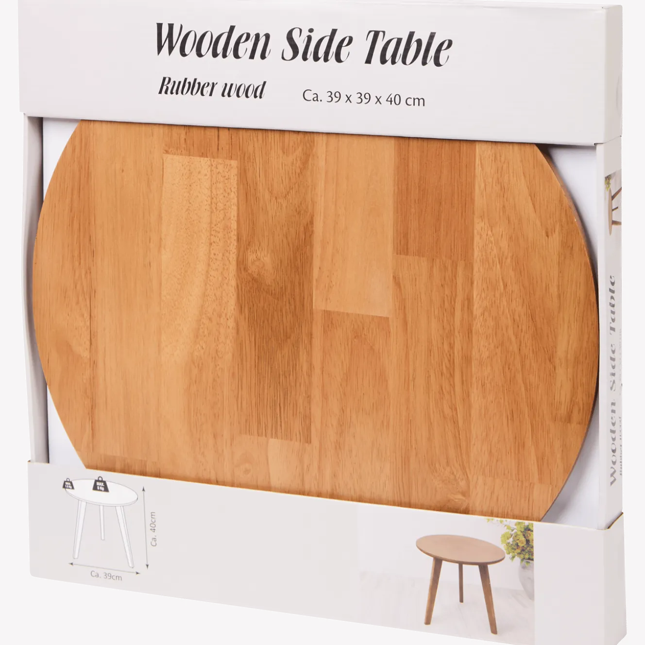 Houten bijzettafel