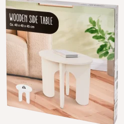 Houten bijzettafel