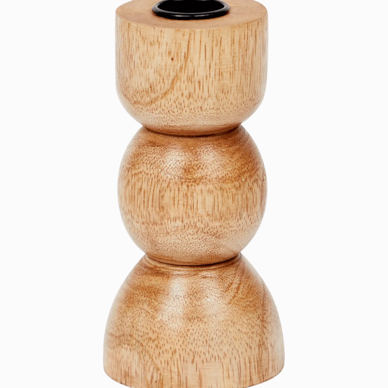 Houten kandelaar