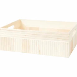 Houten opbergbox
