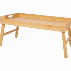 Inklapbaar bamboe dienblad