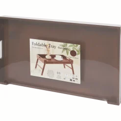 Inklapbaar bamboe dienblad